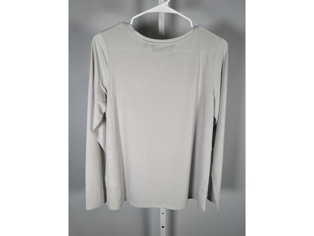 NWT Colleen Lopez Women’s Ivory Long Sleeve Top Size XL - Picture 3 of 5